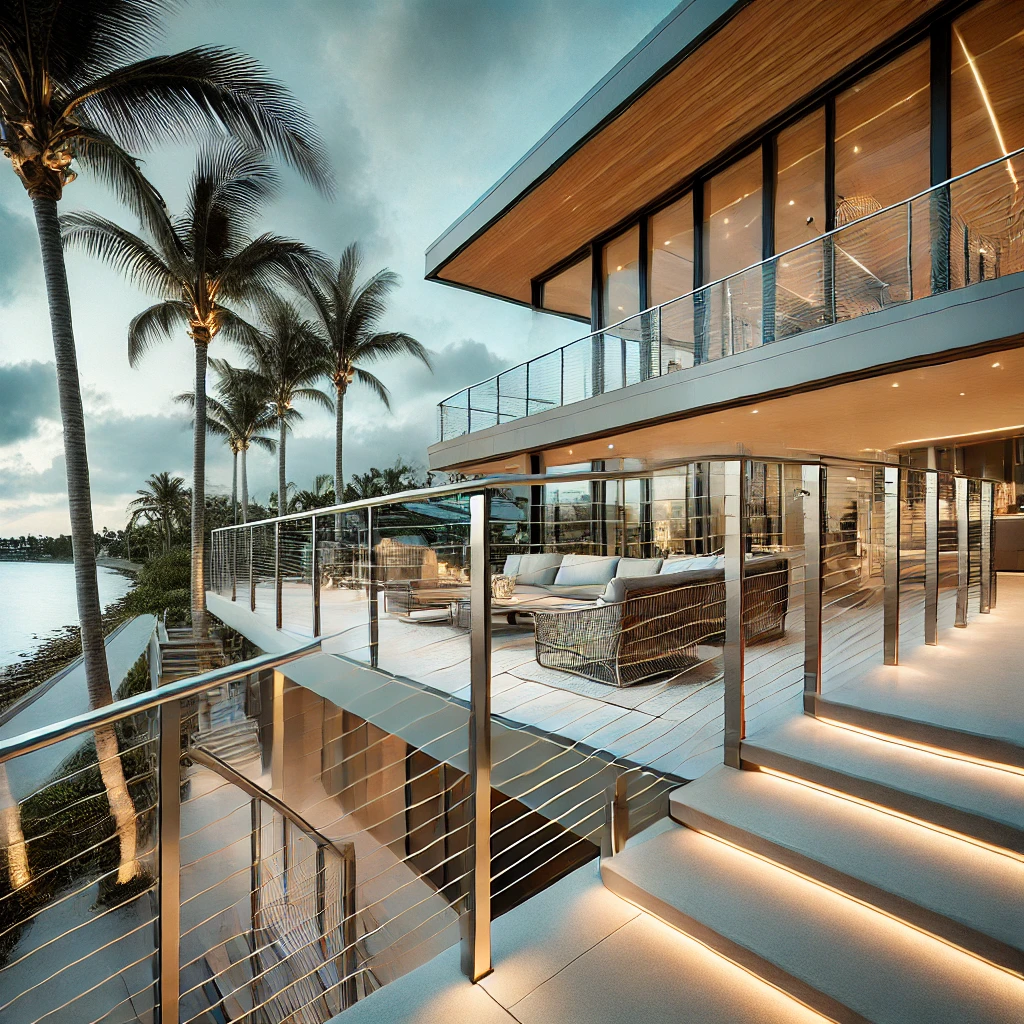 Cable Railing Palm Beach | Custom Cable Railing Installer